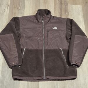 Mens The NORTH FACE BROWN Denali Polartec Vented Fleece Jacket Sweater XL